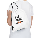 Eat Sleep Hoop Outdoor Drawstring Bag