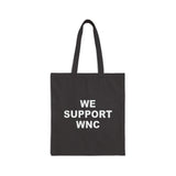We Support WNC Cotton Canvas Tote Bag