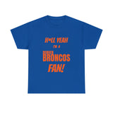 Denver Broncos Football Unisex Heavy Cotton Tee