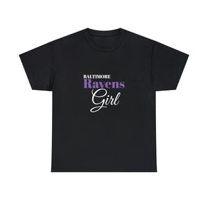 Baltimore Ravens Girl Unisex Heavy Cotton Tee