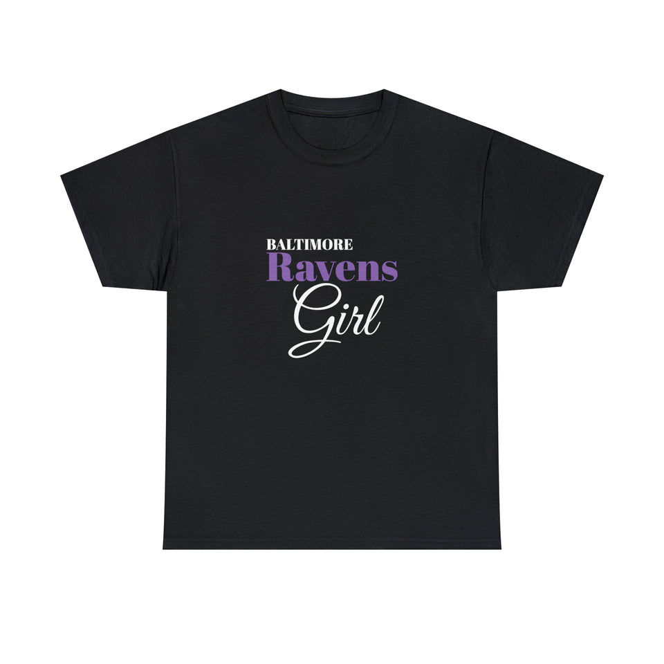 Baltimore Ravens Girl Unisex Heavy Cotton Tee
