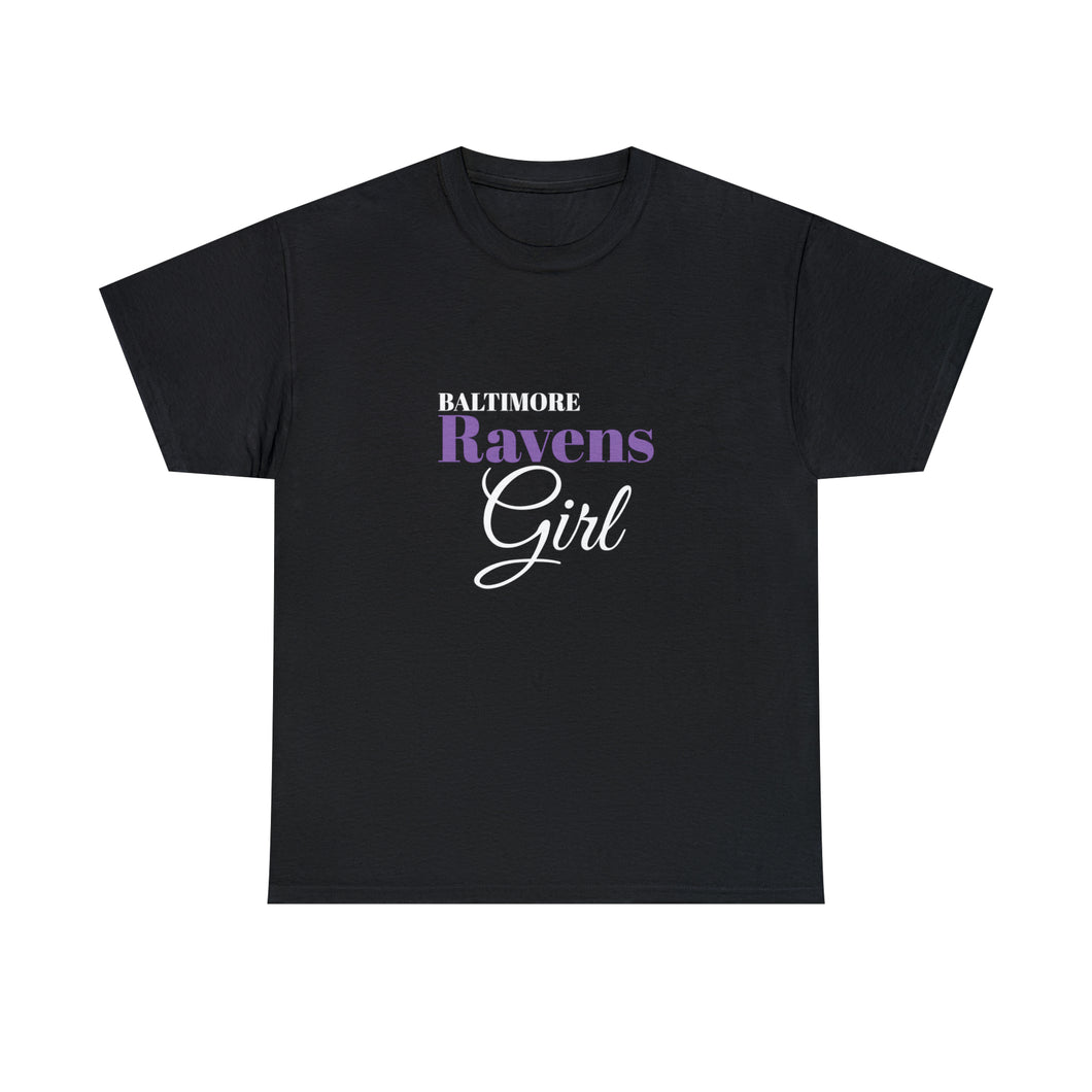 Baltimore Ravens Girl Unisex Heavy Cotton Tee