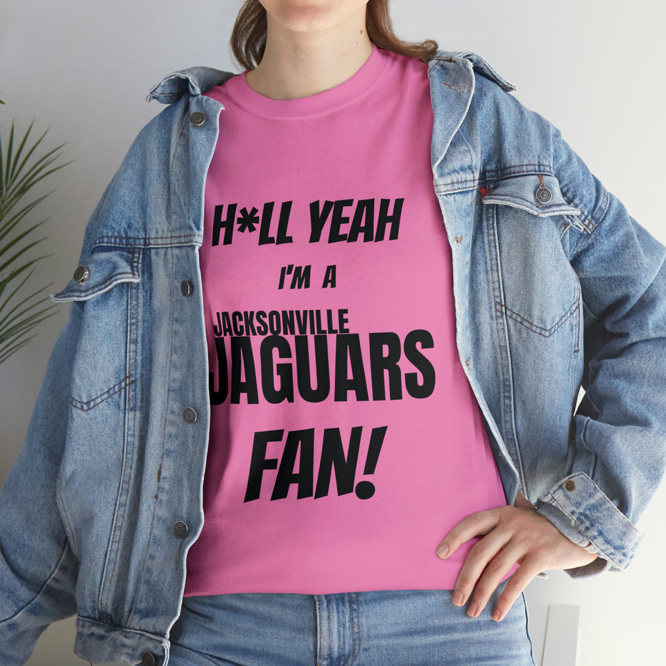 Jacksonville Jaguars Football Unisex Heavy Cotton Tee