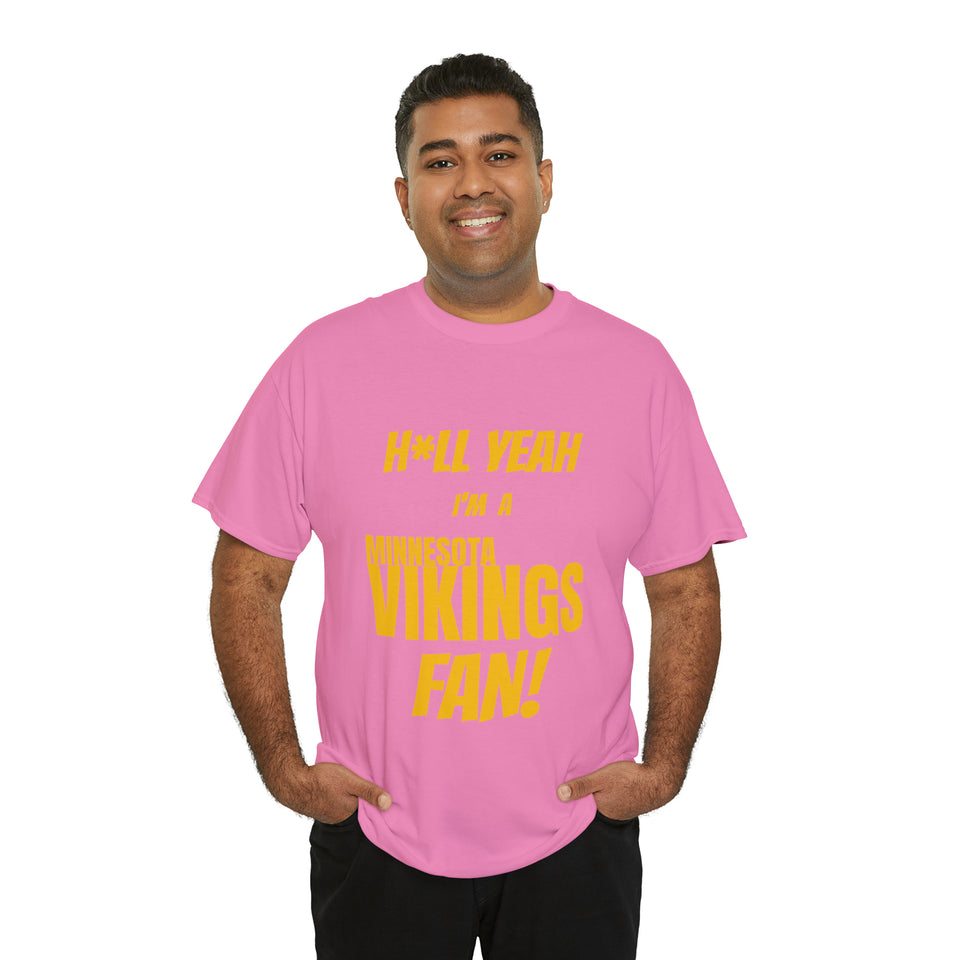 Minnesota Vikings Football Unisex Heavy Cotton Tee