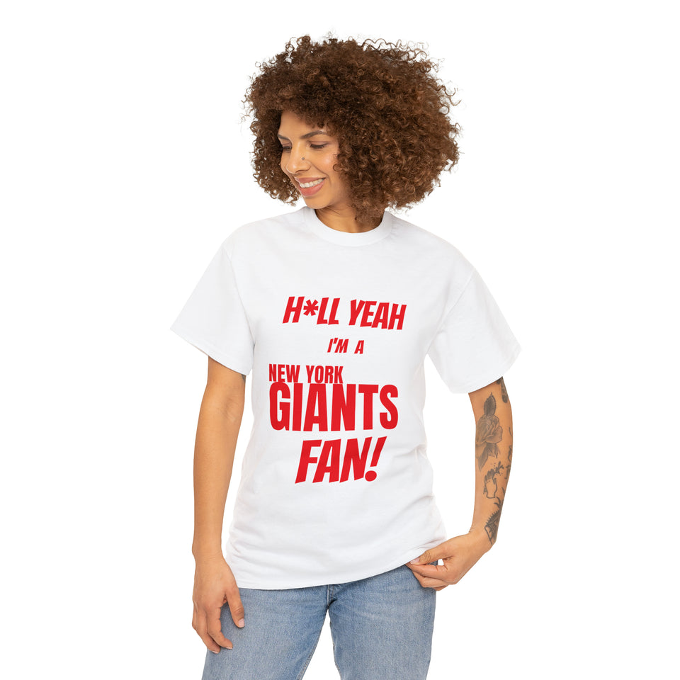 New York Giants Football Unisex Heavy Cotton Tee