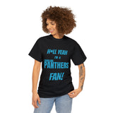 Carolina Panthers Football Unisex Heavy Cotton Tee