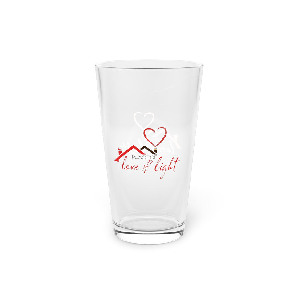 Love & Light Pint Glass, 16oz