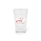 Love & Light Pint Glass, 16oz