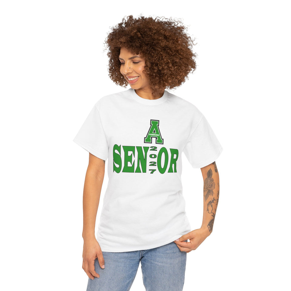 Ashbrook HS Senior 2027 Unisex Heavy Cotton Tee