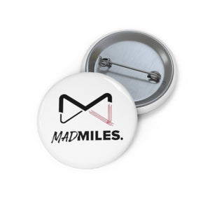 Mad Miles Logo Pin Buttons