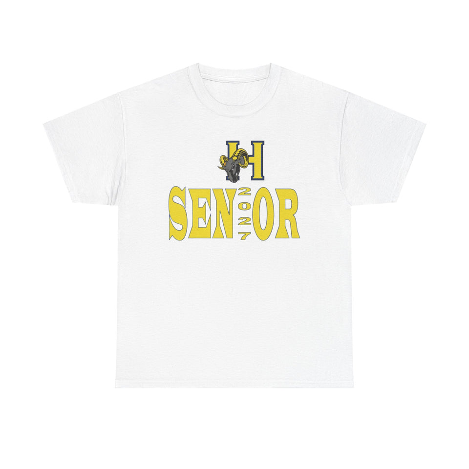 Highland Tech HS Senior 2027 Unisex Heavy Cotton Tee