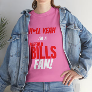 Buffalo Bills Football Unisex Heavy Cotton Tee