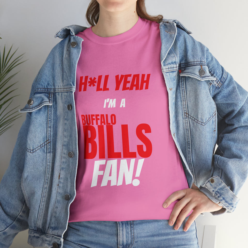 Buffalo Bills Football Unisex Heavy Cotton Tee