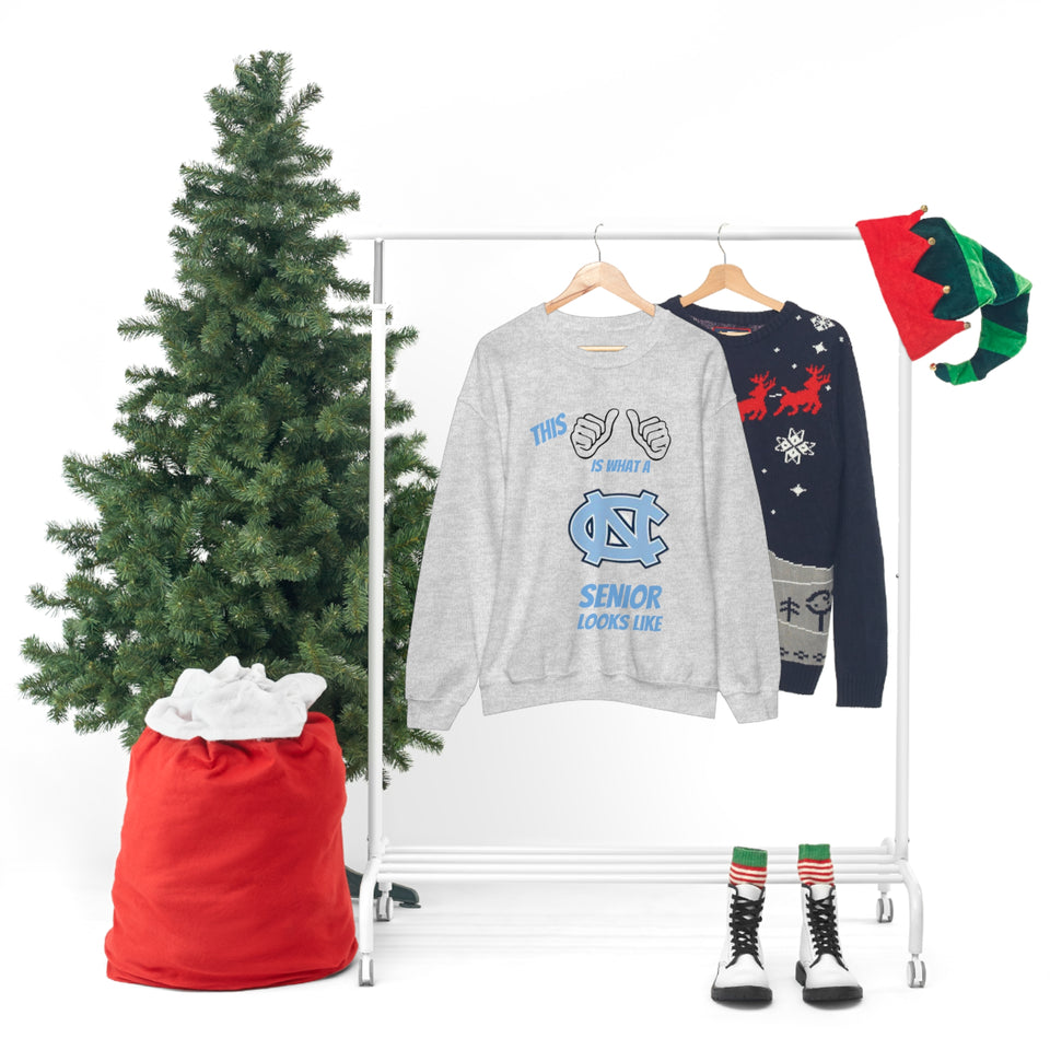This Is What A Chapel Hill Senior Looks Like Unisex Heavy Blend™ Crewneck Sweatshirt