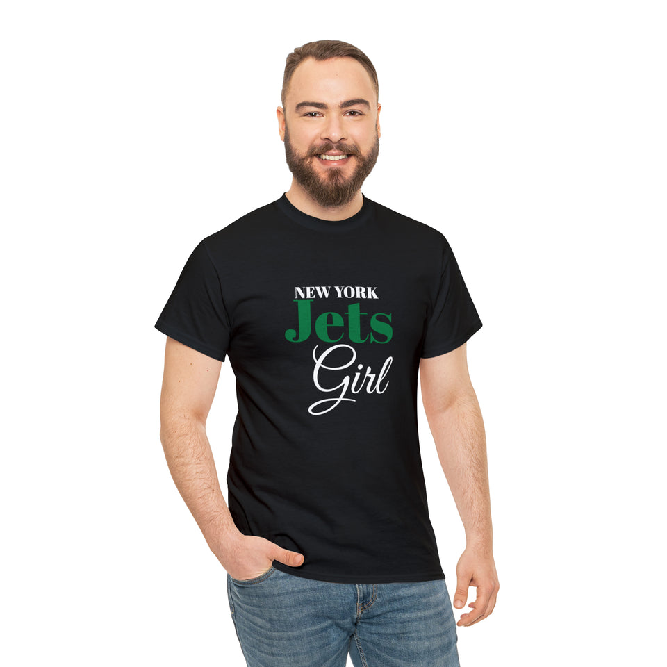 New York Jets Girl Unisex Heavy Cotton Tee