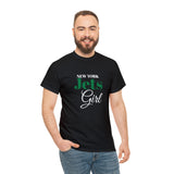 New York Jets Girl Unisex Heavy Cotton Tee