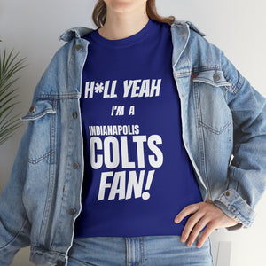 Indianapolis Colts Football Unisex Heavy Cotton Tee