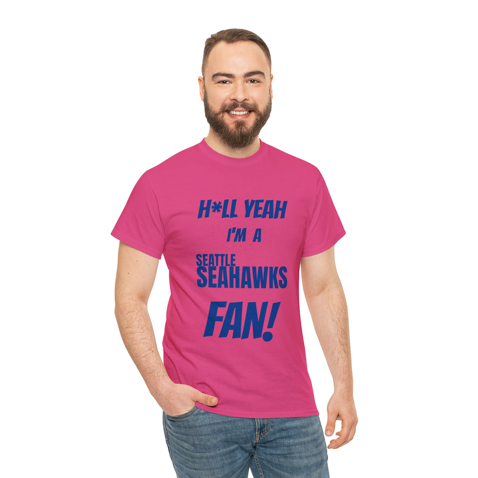 Seattle Seahawks Football Unisex Heavy Cotton Tee