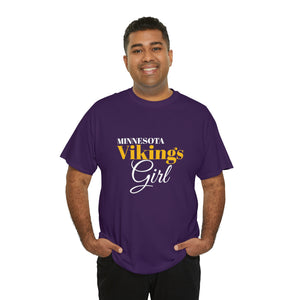 Minnesota Vikings Girl Unisex Heavy Cotton Tee