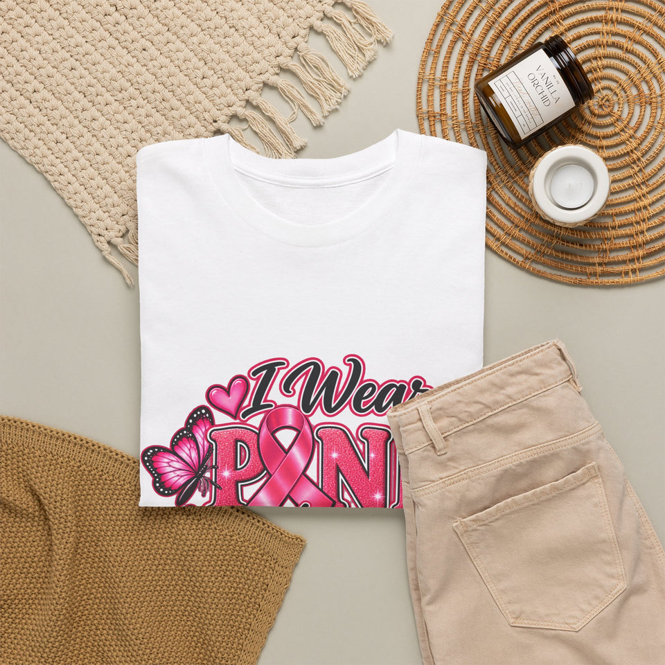 Breast Cancer Awareness Best Friend Unisex Heavy Cotton Tee