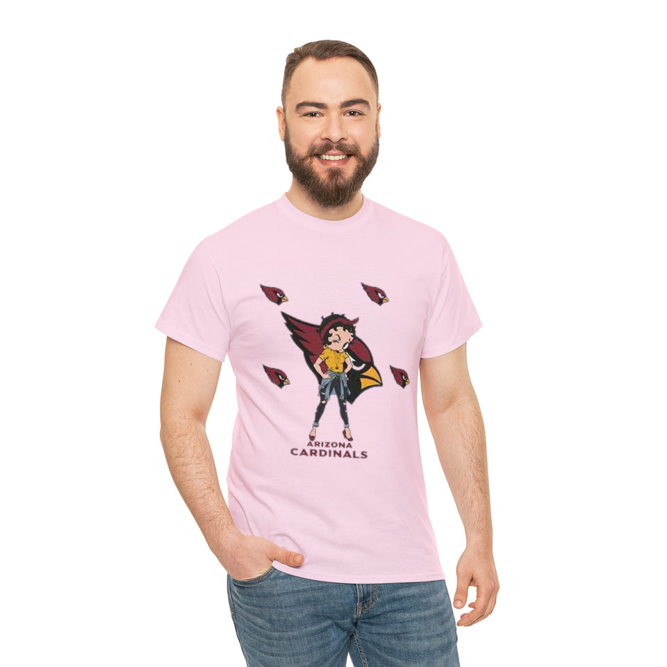 Arizona Cardinals Betty Unisex Heavy Cotton Tee