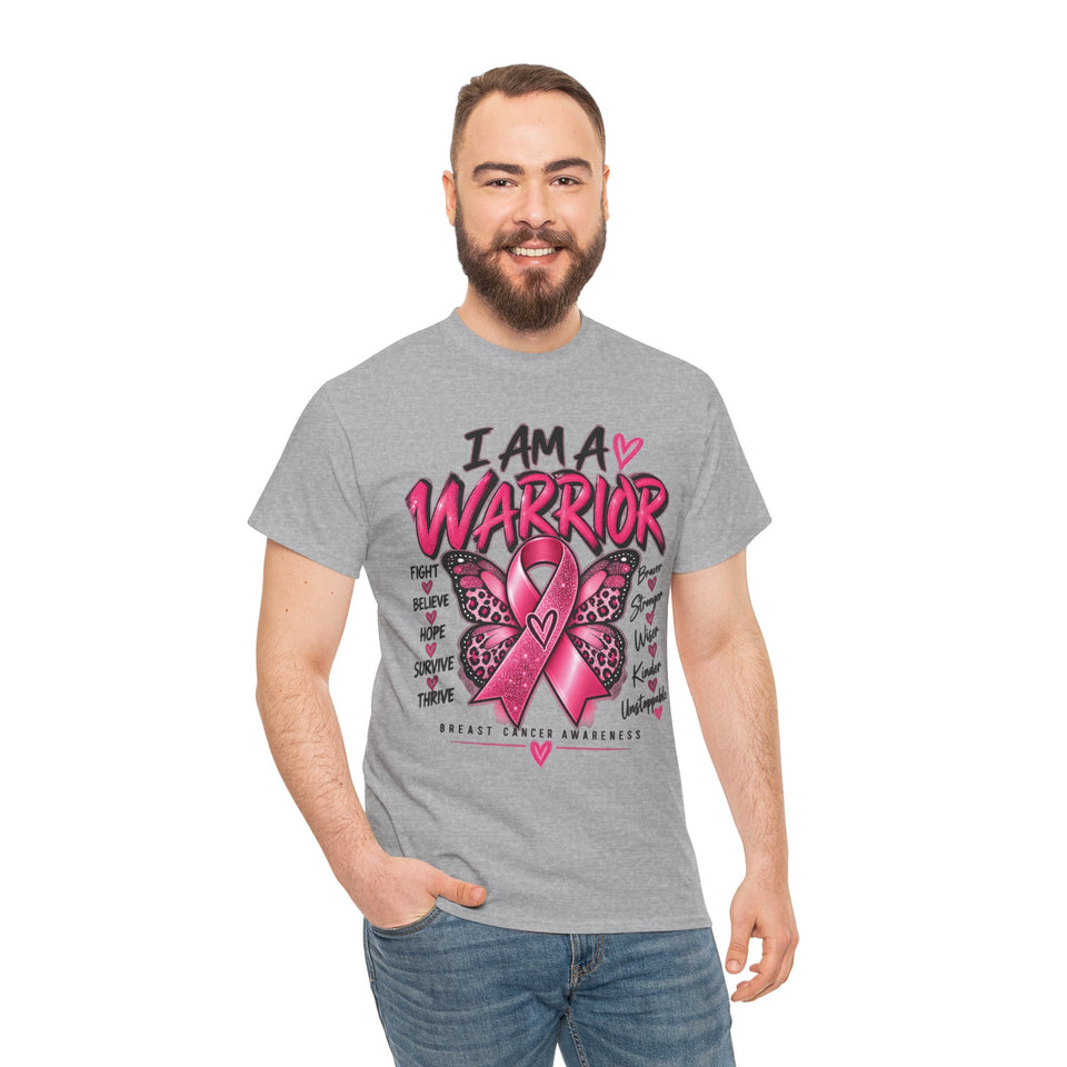 Breast Cancer Awareness Unisex Heavy Cotton Tee