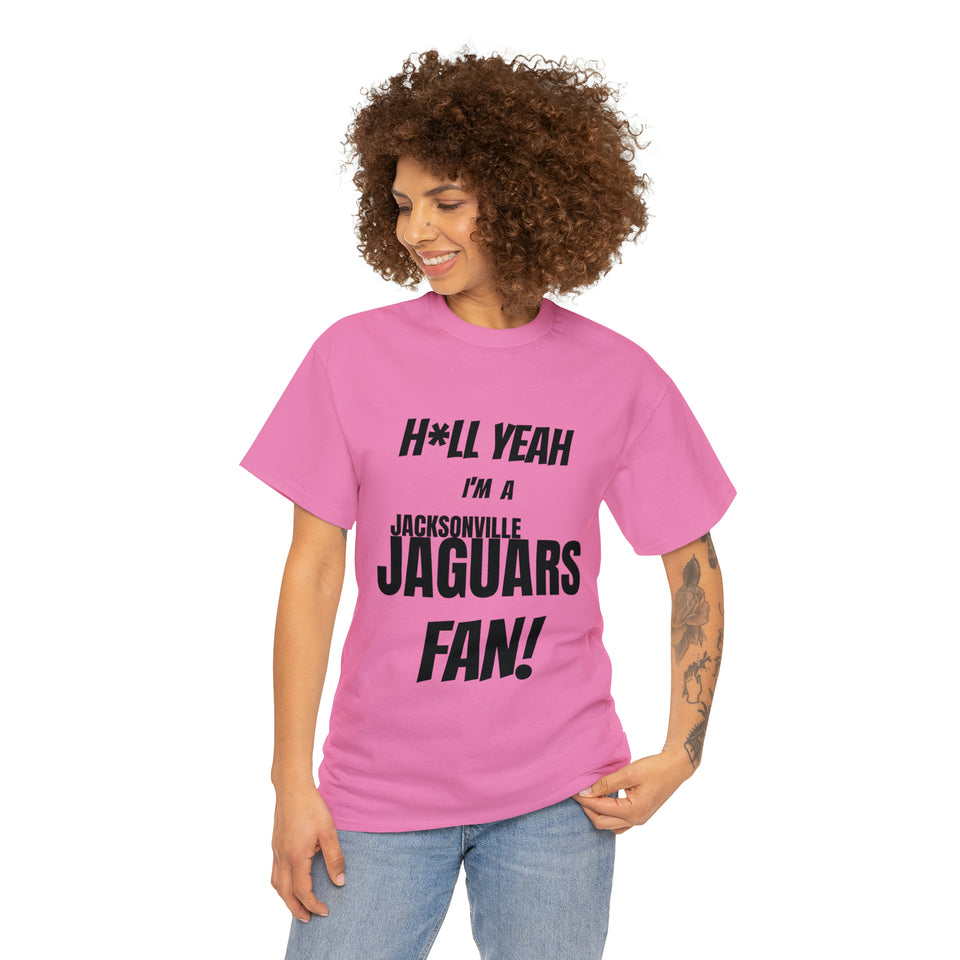 Jacksonville Jaguars Football Unisex Heavy Cotton Tee