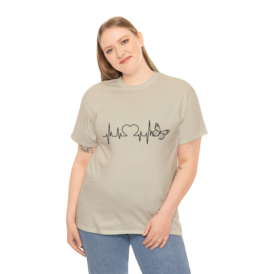 Love Butterflies Unisex Heavy Cotton Tee
