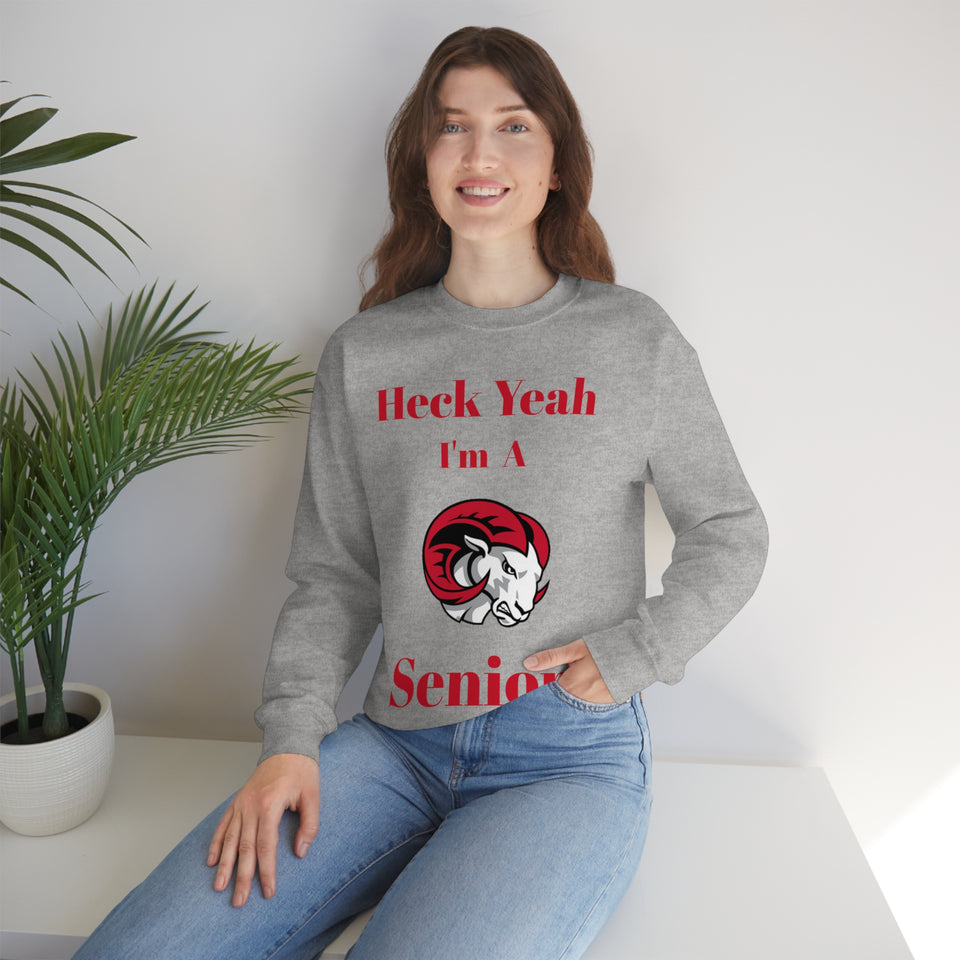 Heck Yeah I'm A WSSU Senior Unisex Heavy Blend™ Crewneck Sweatshirt