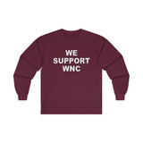 We Support WNC Unisex Ultra Cotton Long Sleeve Tee