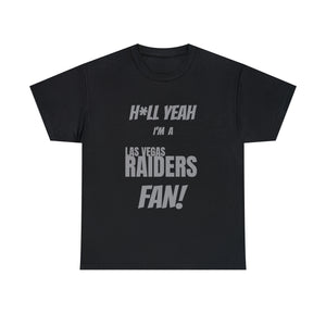 Las Vegas Raiders Football Unisex Heavy Cotton Tee
