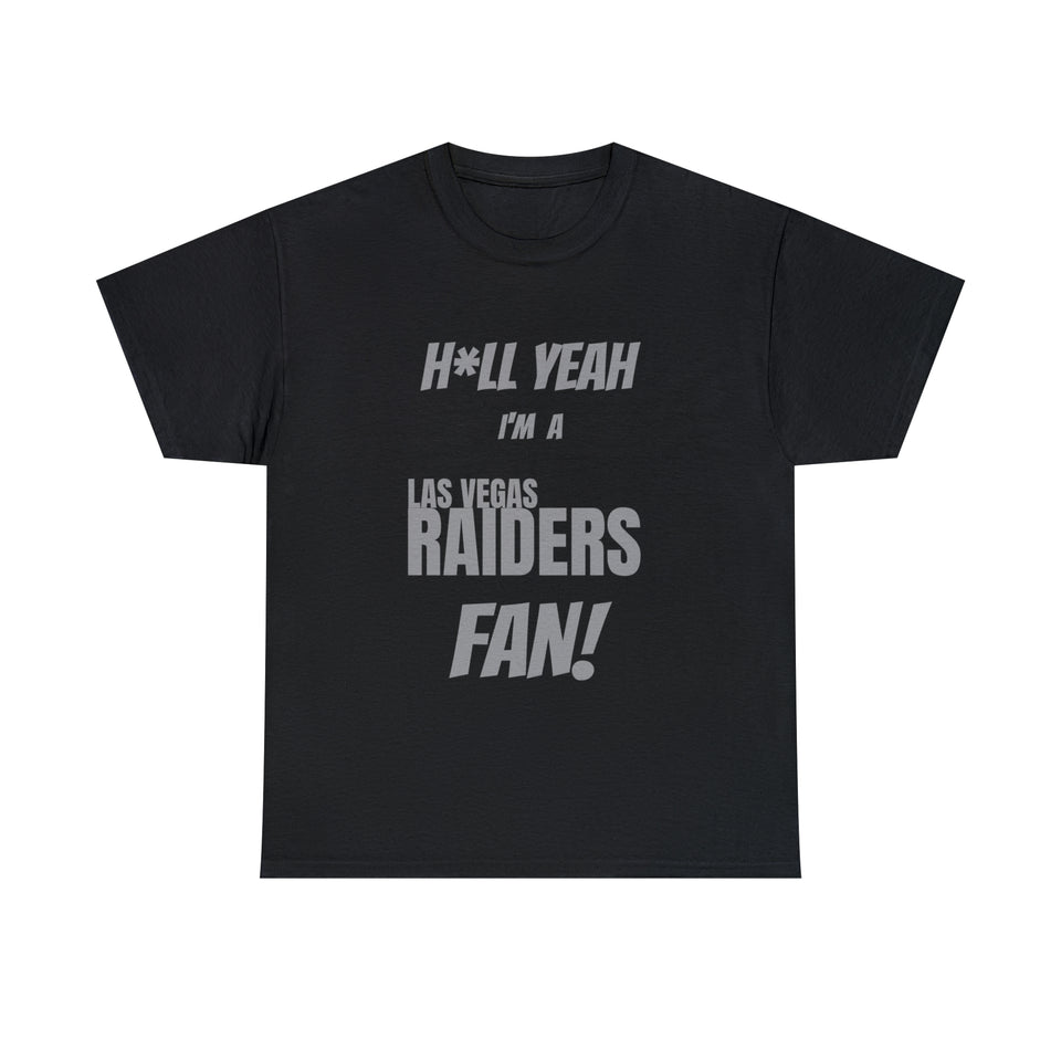 Las Vegas Raiders Football Unisex Heavy Cotton Tee