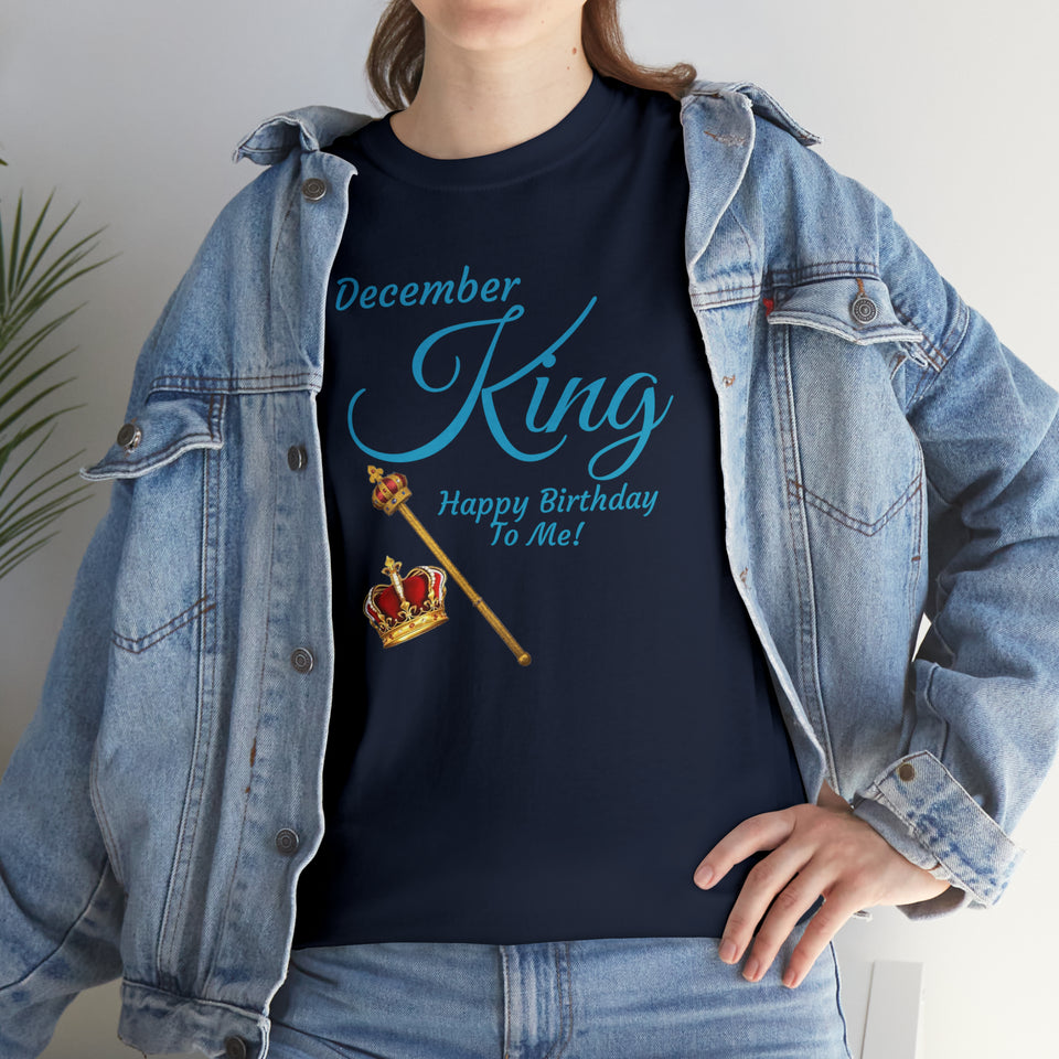 December King Unisex Heavy Cotton Tee