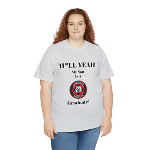 H*LL Yeah My Son Is A Davidson Graduate Unisex Heavy Cotton Tee