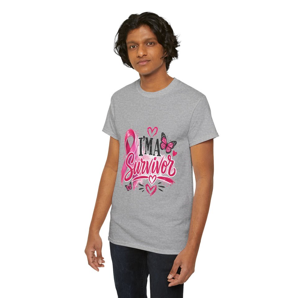 Breast Cancer Awareness Unisex Heavy Cotton Tee