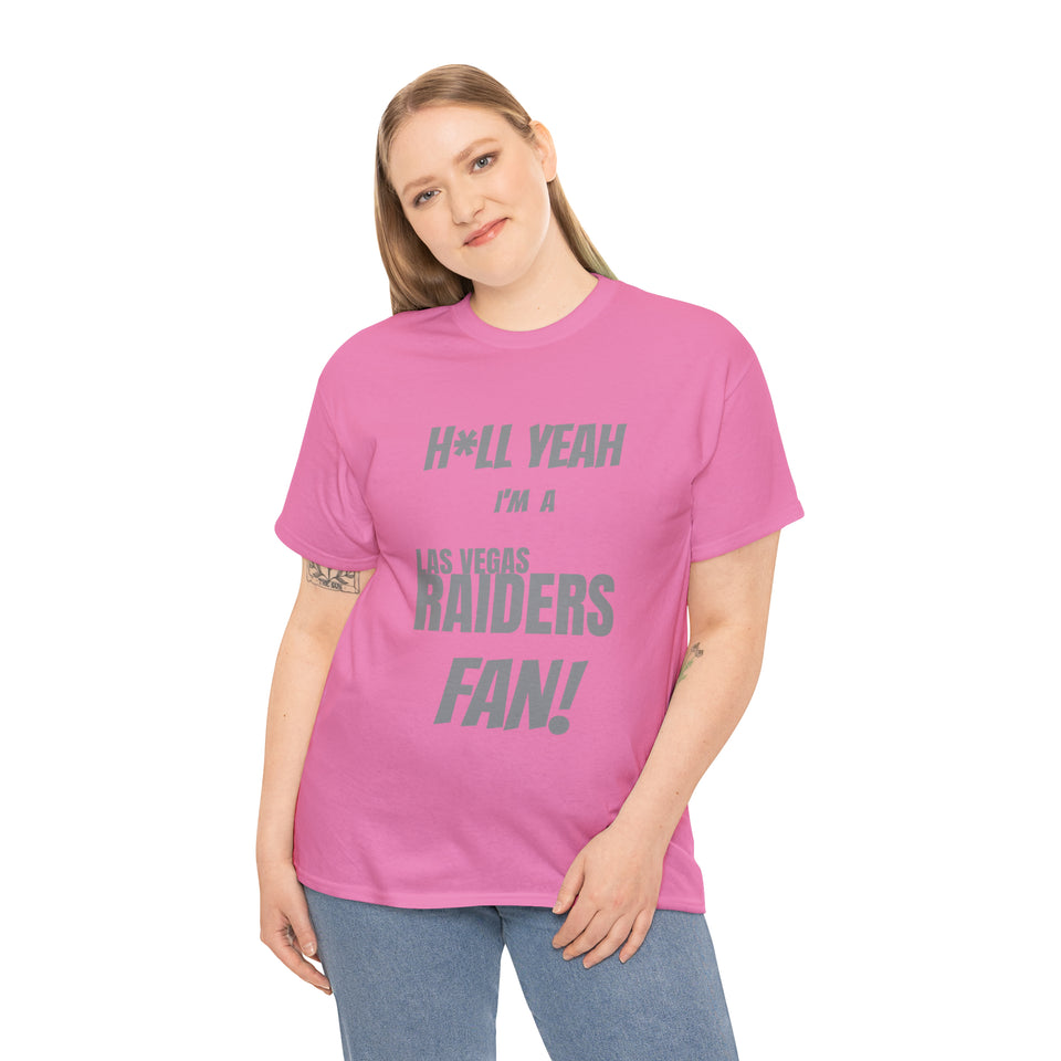 Las Vegas Raiders Football Unisex Heavy Cotton Tee