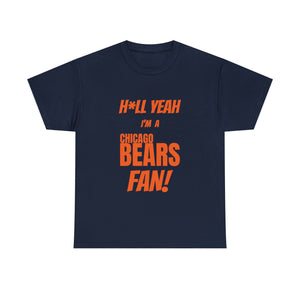 Chicago Bears Football Unisex Heavy Cotton Tee