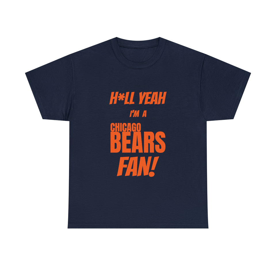 Chicago Bears Football Unisex Heavy Cotton Tee