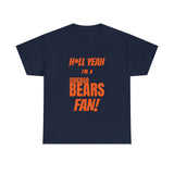 Chicago Bears Football Unisex Heavy Cotton Tee
