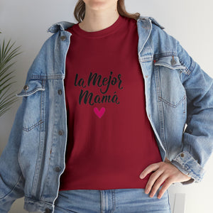 The Best Mom Spanish Unisex Heavy Cotton Tee