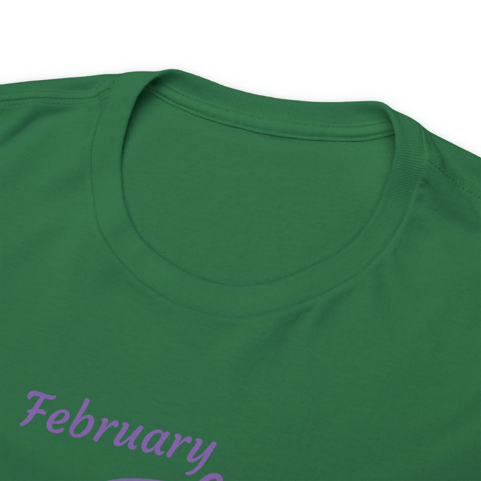 February King Unisex Heavy Cotton Tee