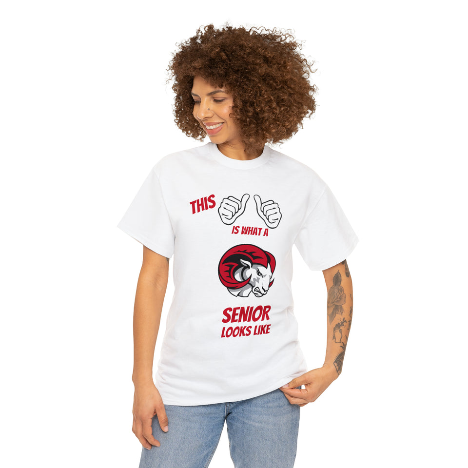 This Is What A WSSU Senior Looks Like Unisex Heavy Cotton Tee