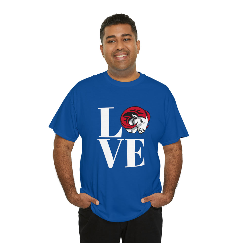 LOVE WSSU Unisex Heavy Cotton Tee