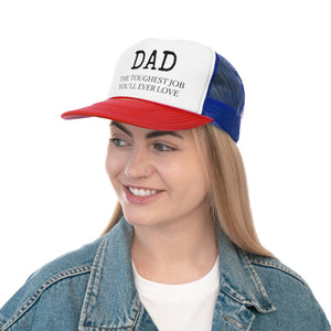 Toughest Job Trucker Caps