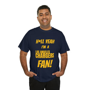Los Angeles Chargers Football Unisex Heavy Cotton Tee