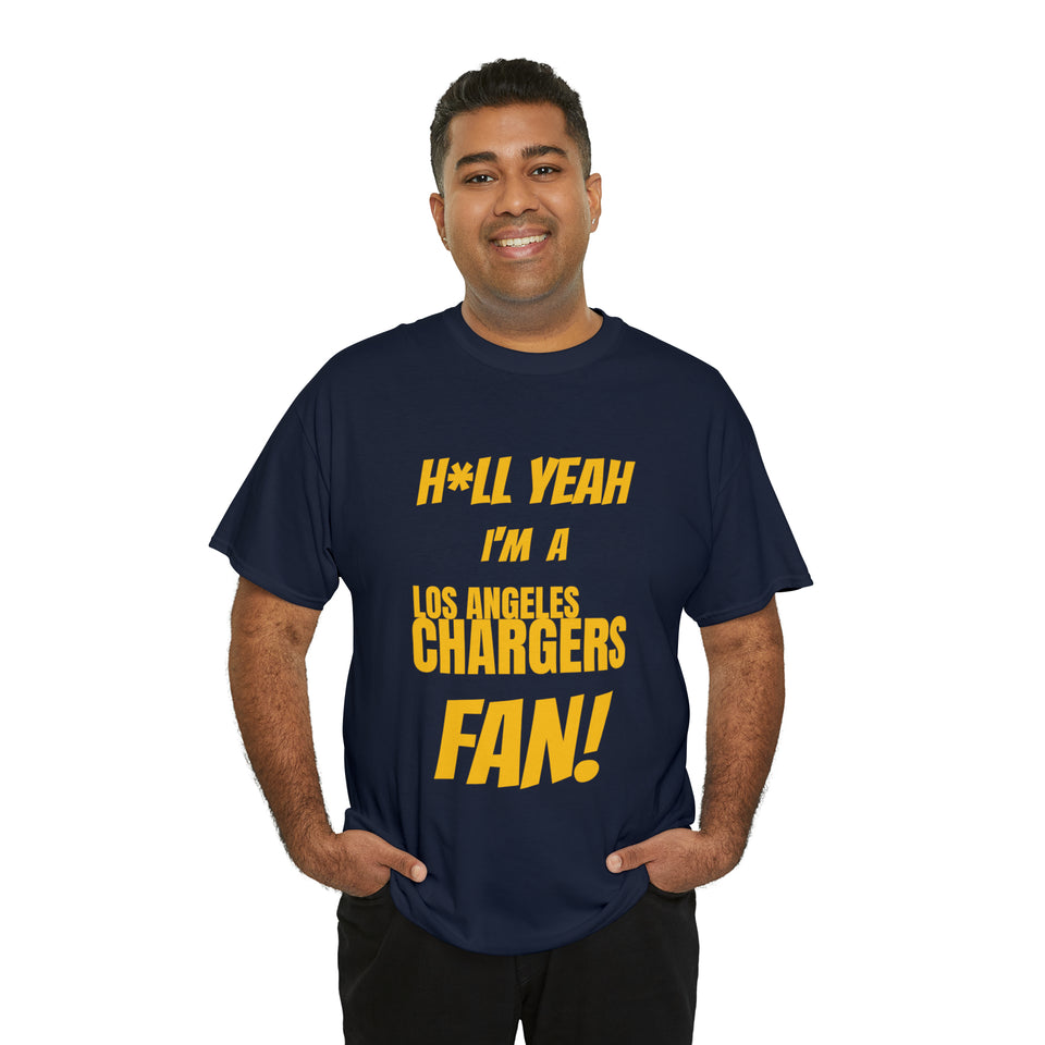 Los Angeles Chargers Football Unisex Heavy Cotton Tee