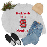 Heck Yeah I'm A NC State Senior Unisex Heavy Blend™ Crewneck Sweatshirt