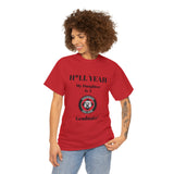 H*LL Yeah My Daughter Is A Davidson Graduate Unisex Heavy Cotton Tee
