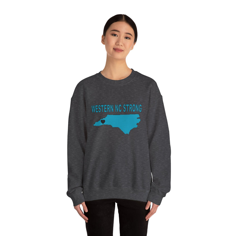 Western NC Strong Unisex Heavy Blend™ Crewneck Sweatshirt