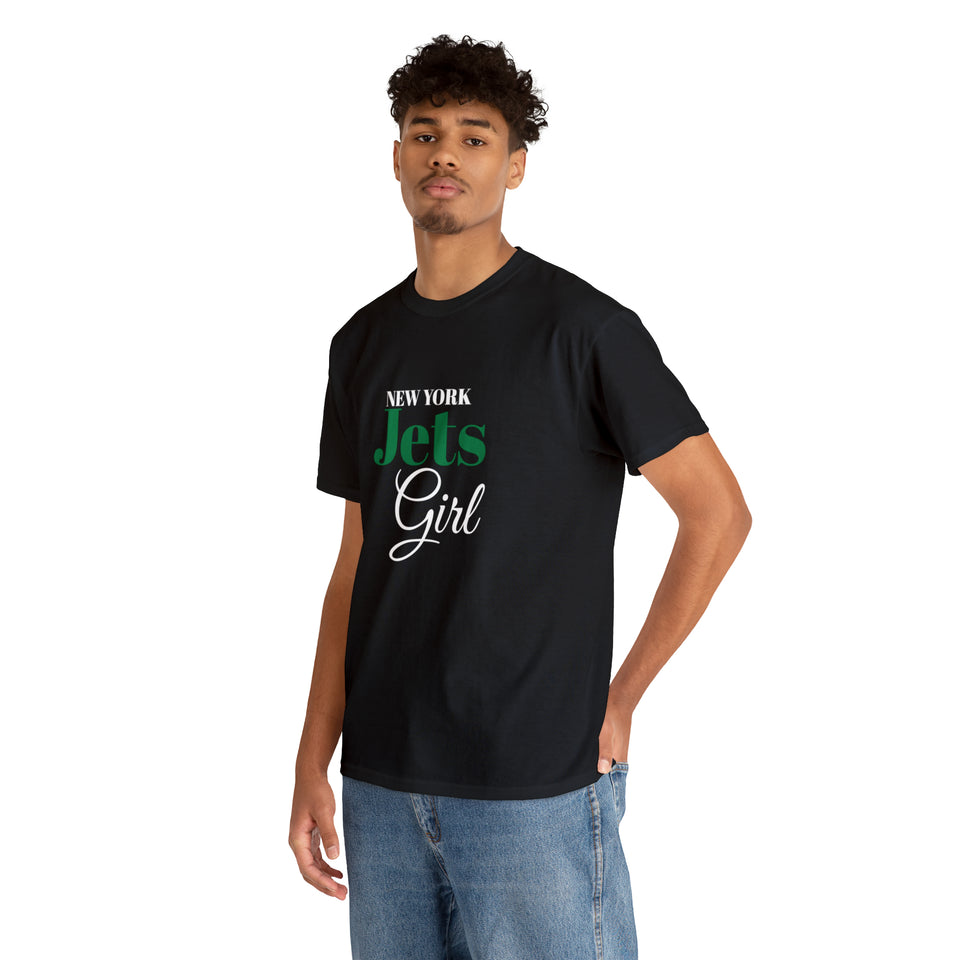 New York Jets Girl Unisex Heavy Cotton Tee